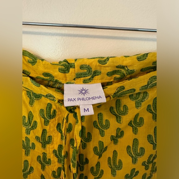 Pax Philomena MARIGOLD PRICKLY PAX CACTUS LOUNGE PANTS - Picture 4 of 7